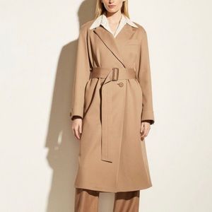 Vince double-breasted trench coat (XS)